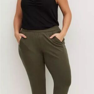 Olive Green Women's Pants